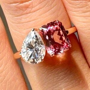 Cubic Zirconia Gemstone Ring